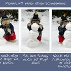 Kommt, wir bauen einen Schneemann!