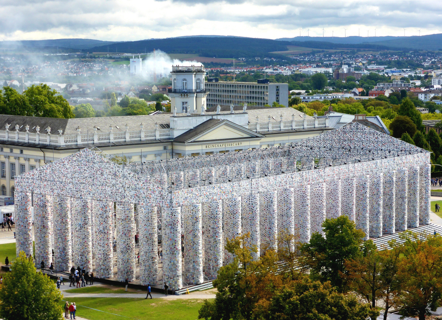 komplett: der Parthenon der verbotenen Bücher. Kassel 09.09.2017 + neueste Infos zu d 14 und d 15