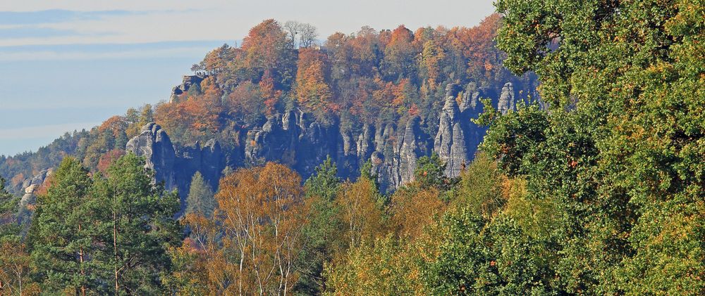 Komplizierte Elbedunstbedingungen gestern in der Sächsischen Schweiz...