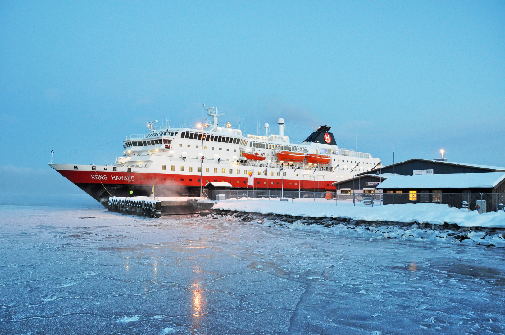 Kong Harald in Kirkenes