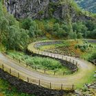 Kongevegen bei Borgund in Norwegen