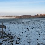 Konradsburg im letzten Sonnenlicht