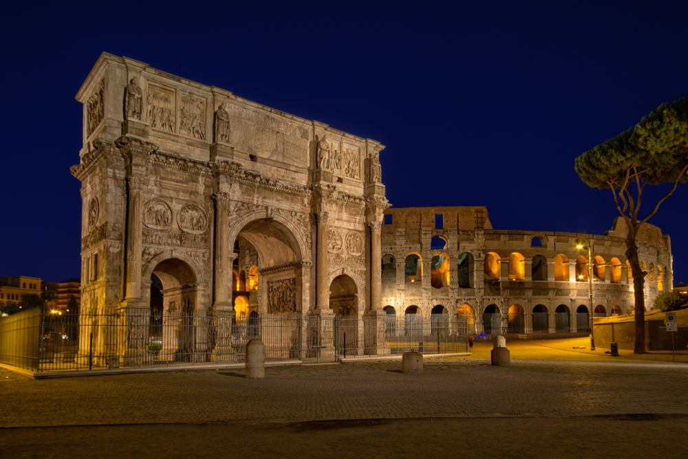 Konstantinbogen gleich neben dem Colloseum