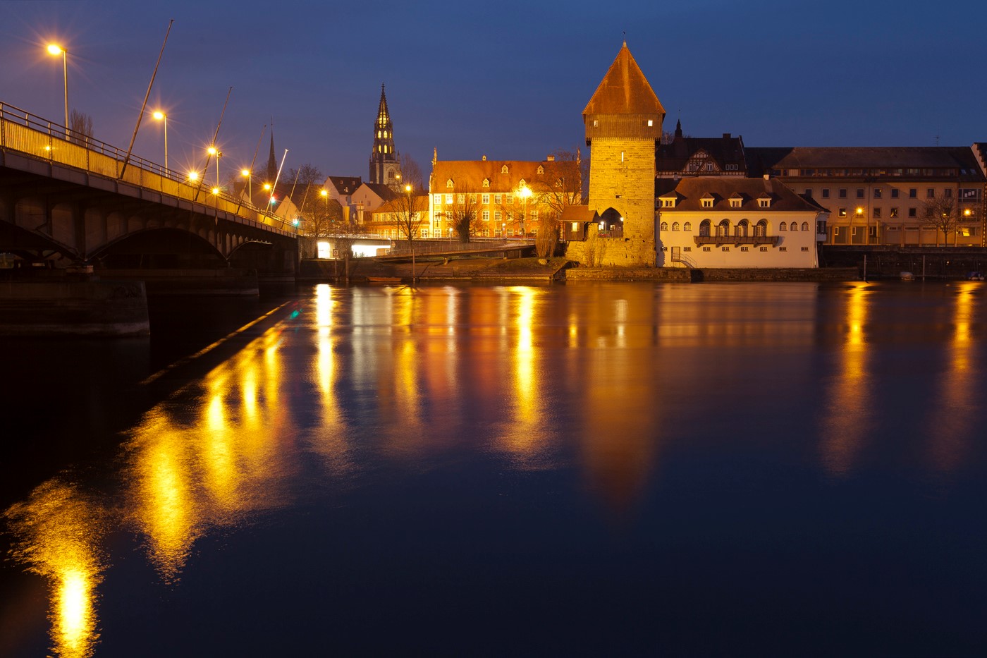 Konstanz bei Nacht