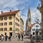 Konstanz, die größte Stadt am Bodensee, sie liegt am Ausfluss des Rheins...