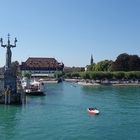 Konstanz Hafeneinfahrt, Konstanz im September