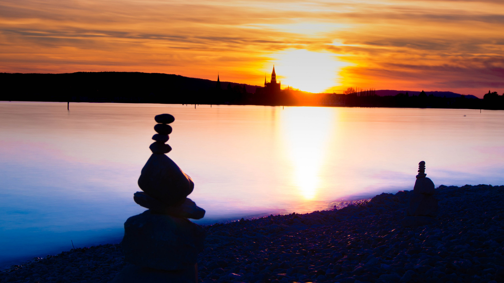 Konstanz Sonnenuntergang