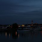 Konstanzer Hafen bei Nacht