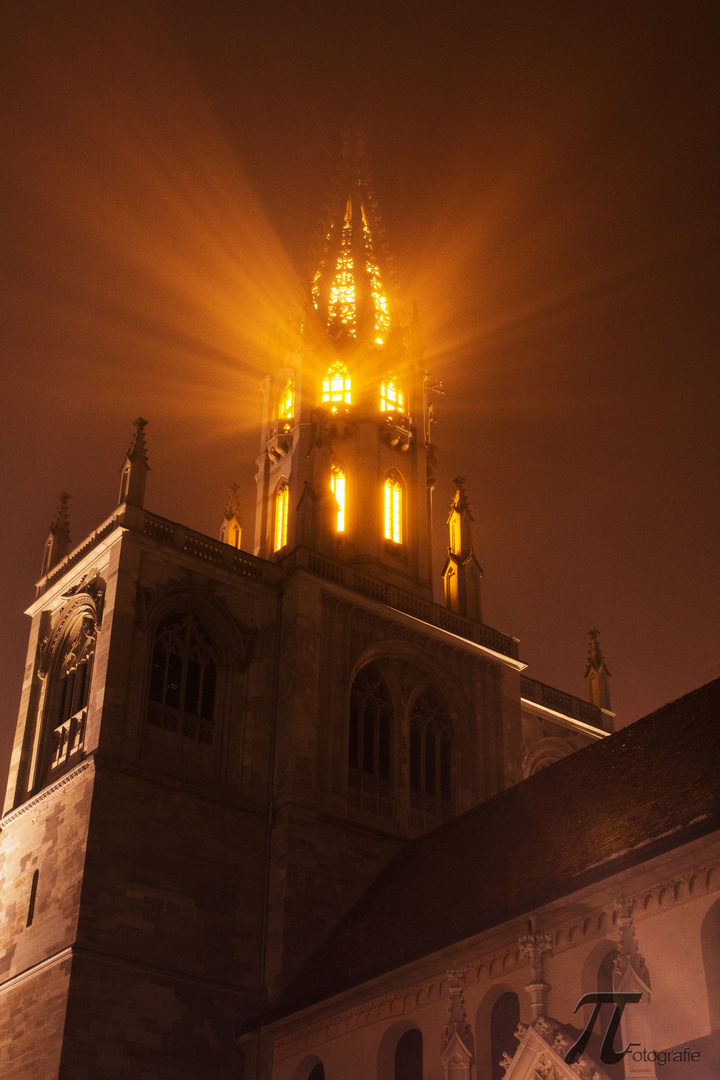 Konstanzer Münster bei Nacht