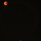 Konstellation Mond und Mars