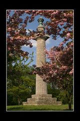 Konstitutionssäule im Frühlingsgewand