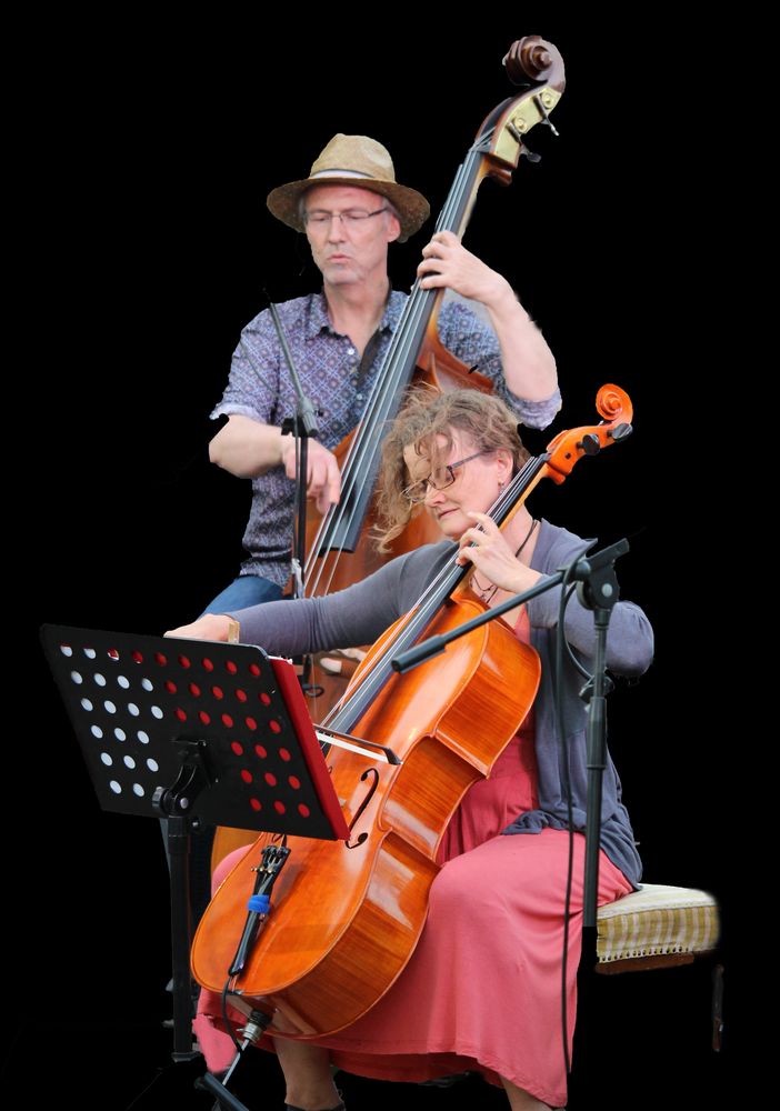 Kontrabass und Cello