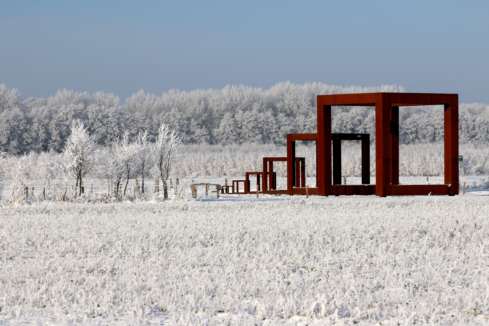 kontrast im Winter