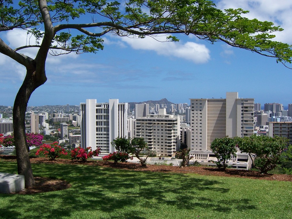 Kontrast Natur-Stadt / Oahu 2006