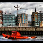 Kontrastboot in Hamburg