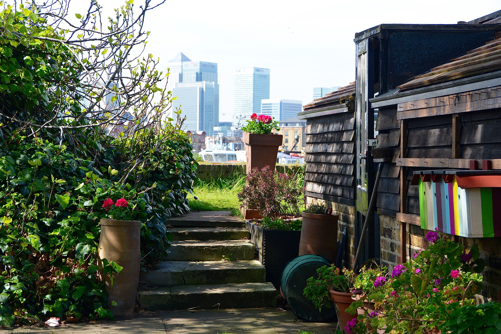 Kontraste zwischen Greenwich und Docklands