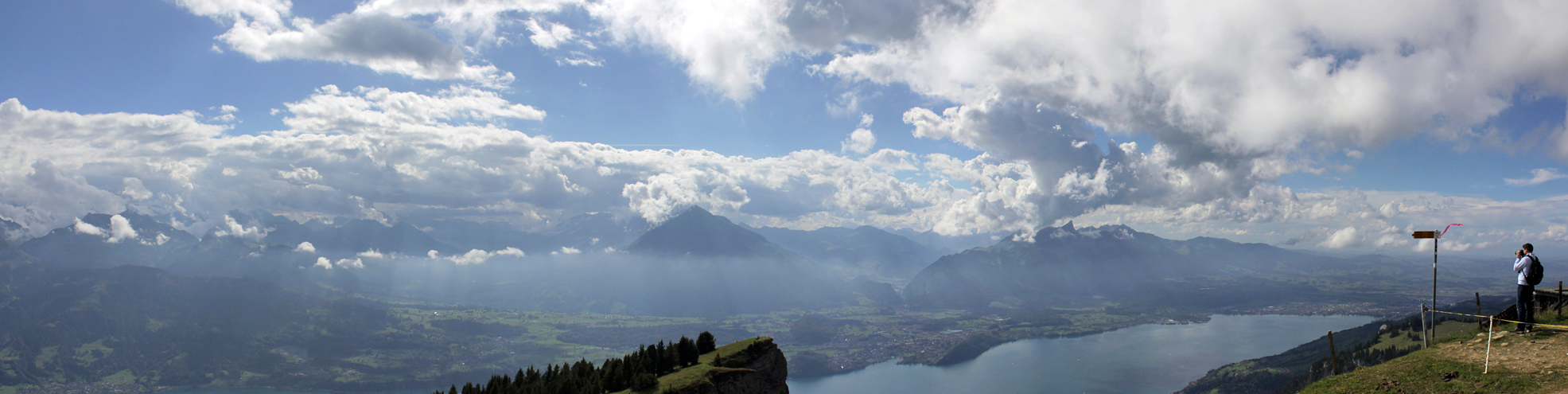 kontrastreiche Aussicht