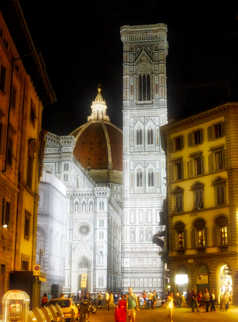 Kontrastreicher Abend in Florenz