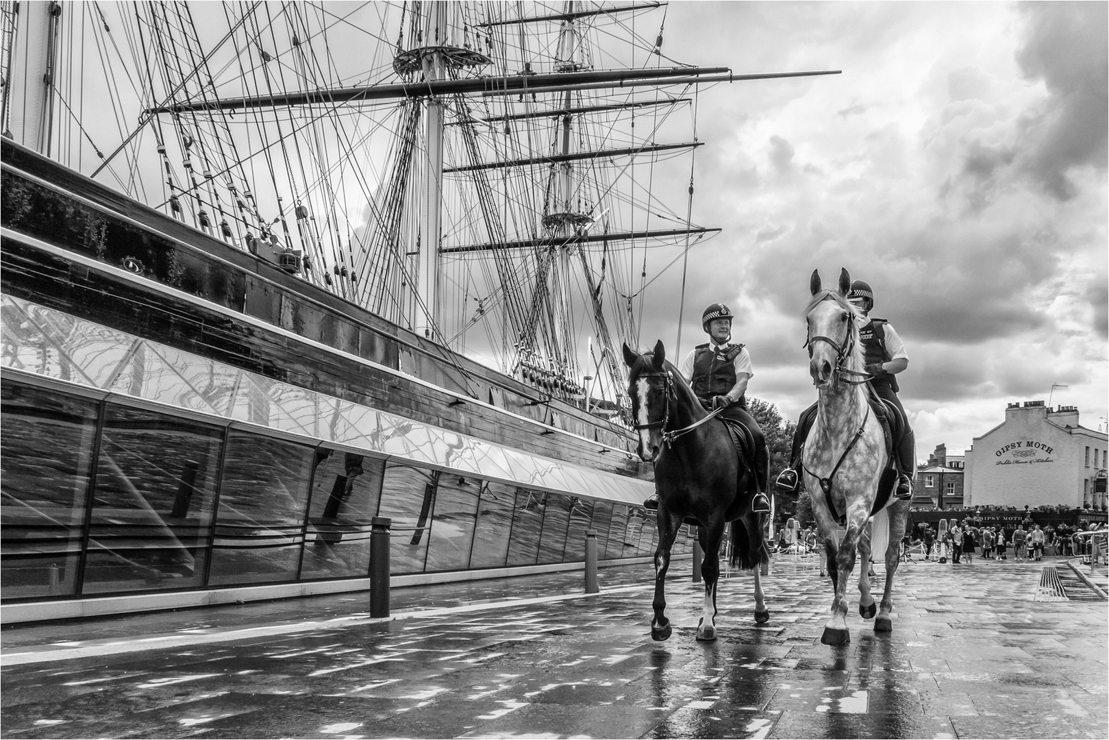 Kontrollritt bei der Cutty Sark