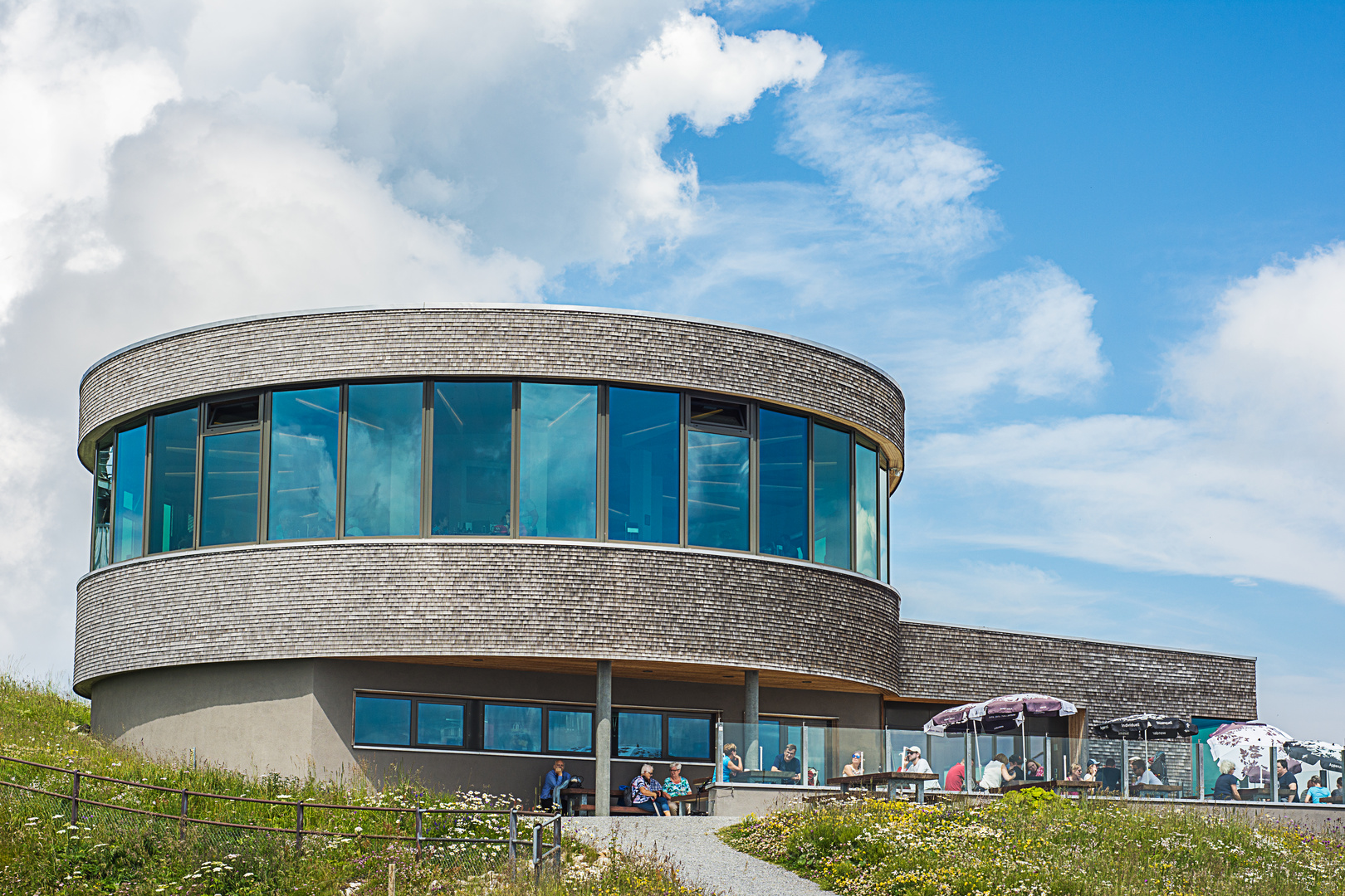  Kontrollzentrum für die Rakete auf dem Hoher Kasten