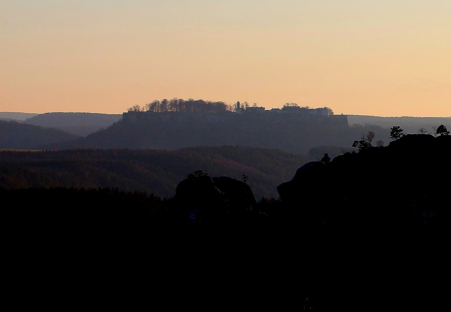 Konturen am Abend