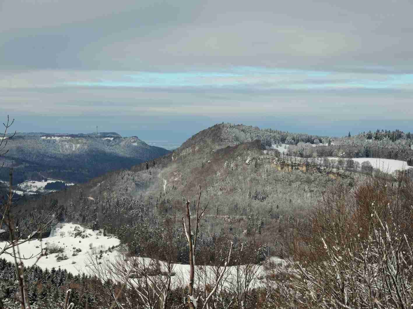 Konturenreich dank Schnee