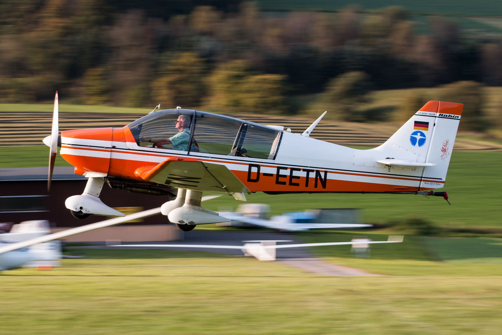 Konzentration im Endanflug