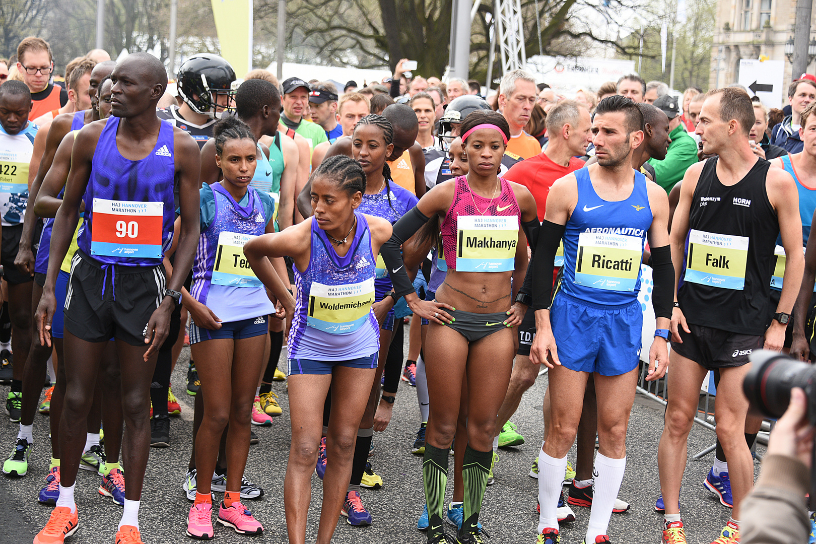 Konzentration vor dem Start