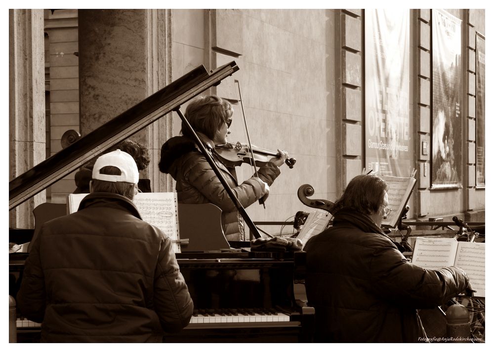 Konzert auf der Strasse...