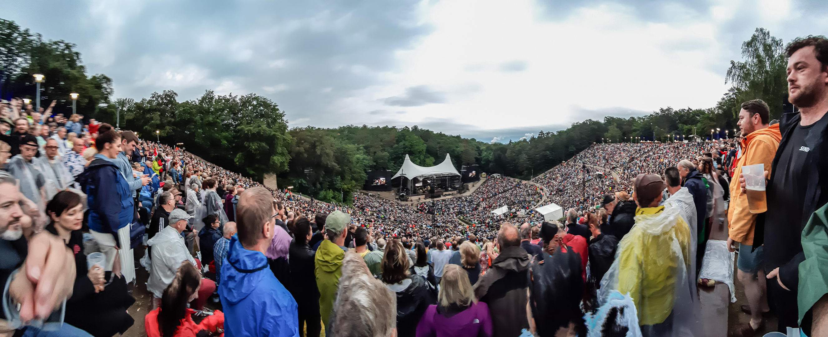 Konzert im Regen