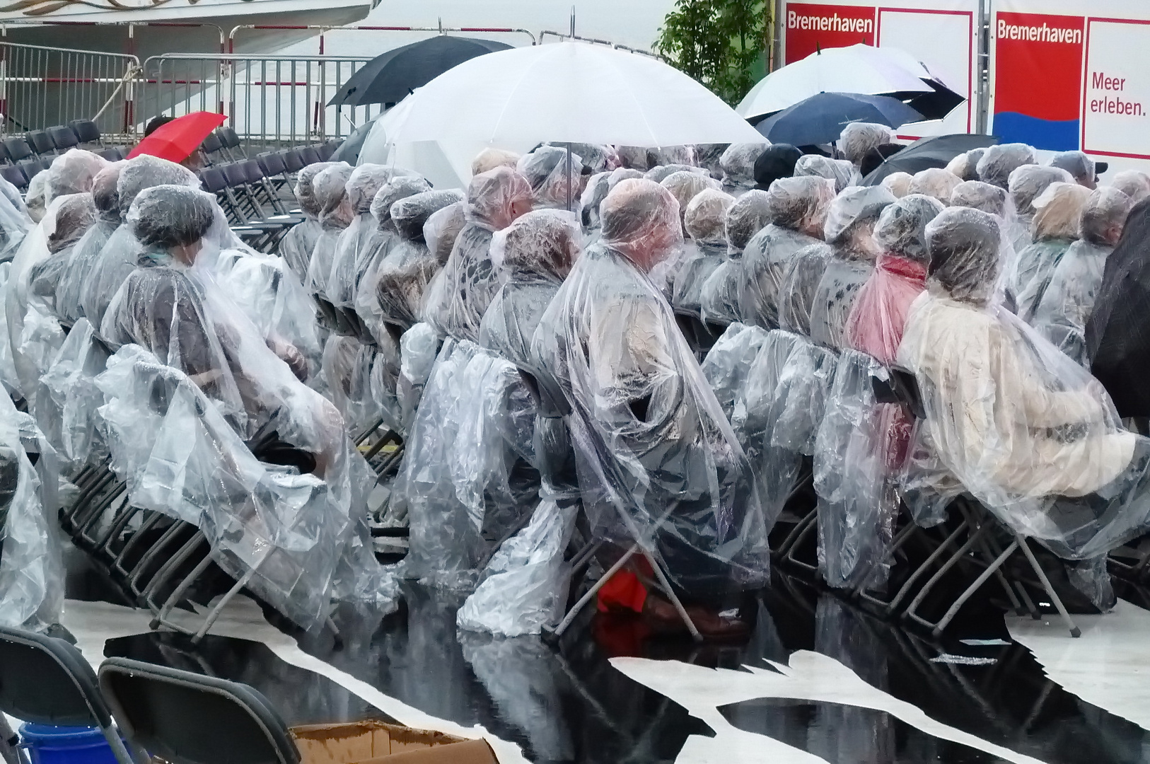 Konzert im Regen erleben