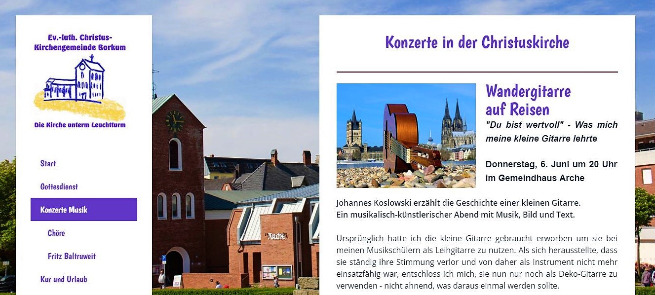 Konzertabend auf Borkum