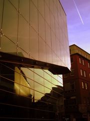 Konzerthaus Dortmund beim Sonnenuntergang