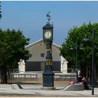 Konzertpavillon und historische Uhr von Ahlbeck (Usedom)