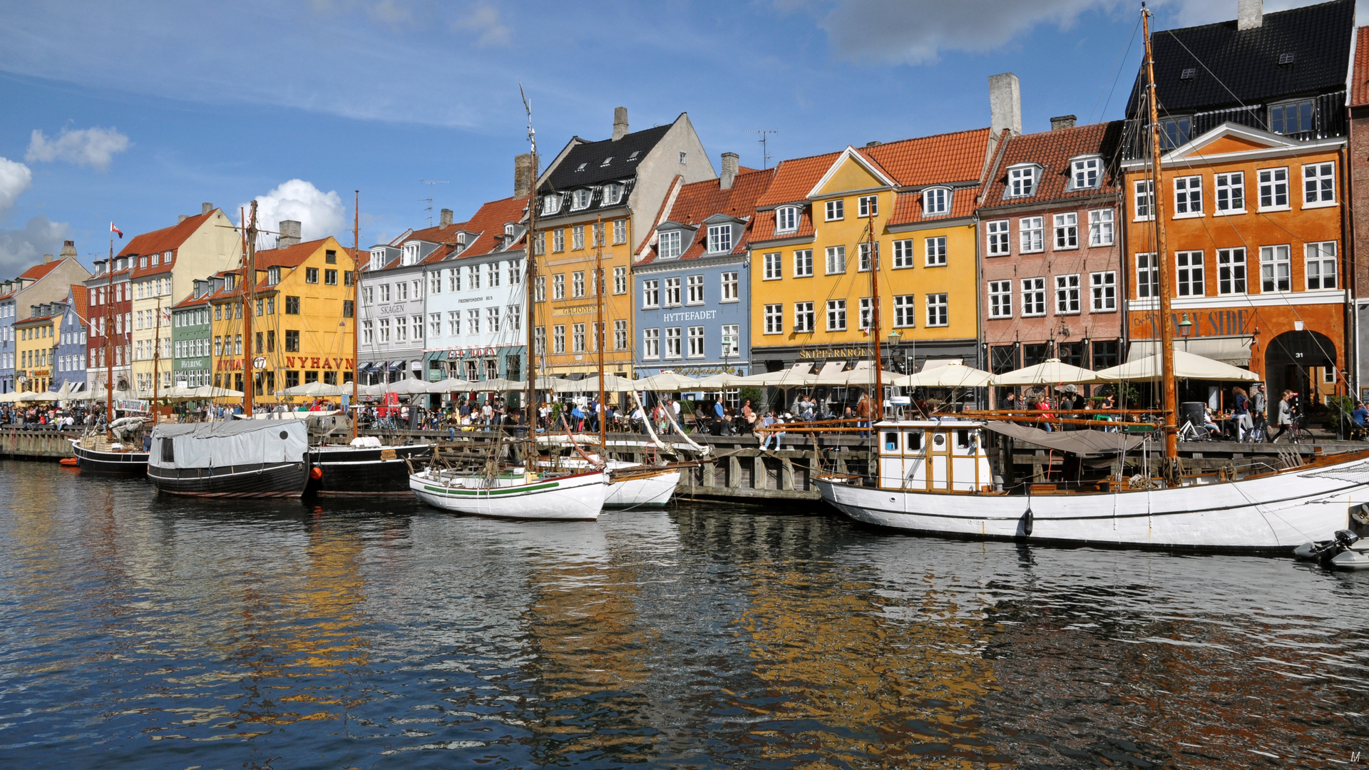 Kopenhagen bunte Häuser am Nyhavn