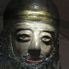 Kopf der Statue vom "Decke Tönnes"