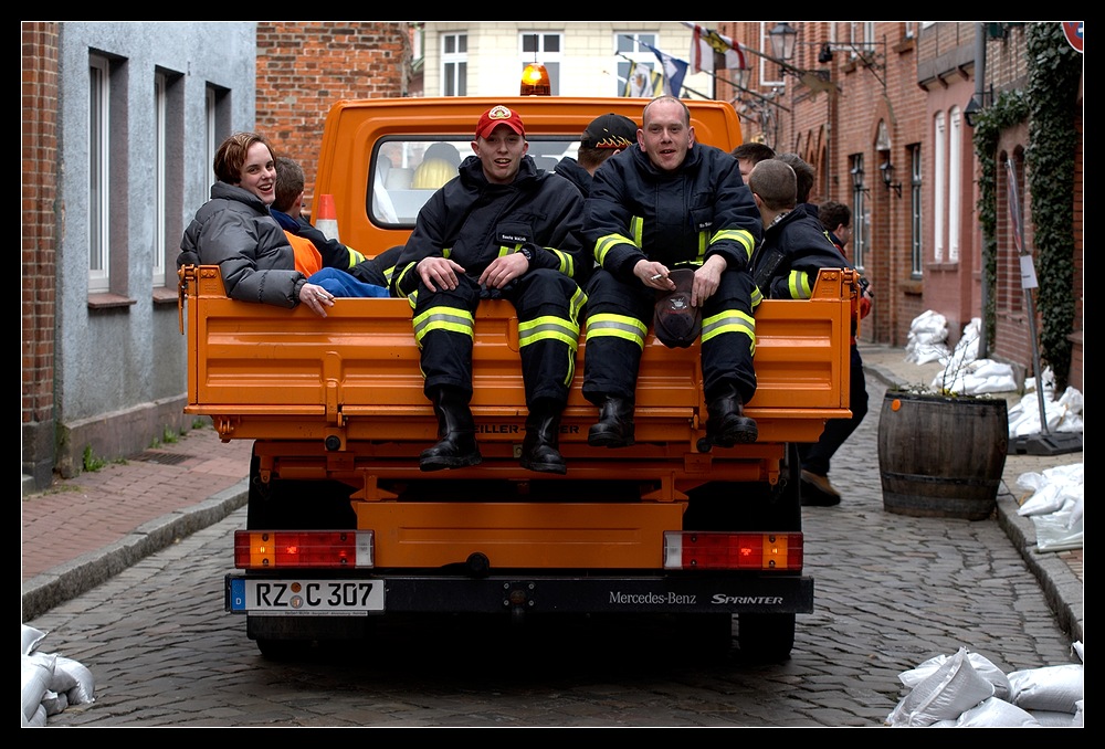 "Kopf hoch, auch wenn der Hals dreckig ist!"