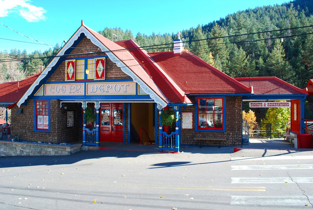 Kopfbahnhof in Manitou Springs