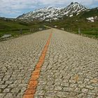 Kopfsteinpflaster auf der alten Passroute zum Gotthardpass...