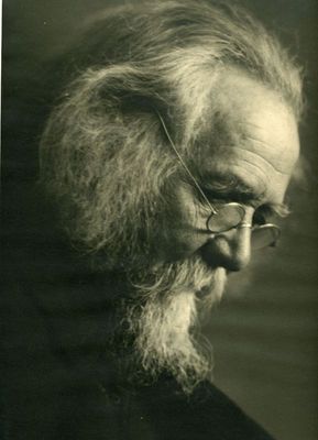 Kopfstudie v Gustav Presser Bromölumdruck Edelverfahren