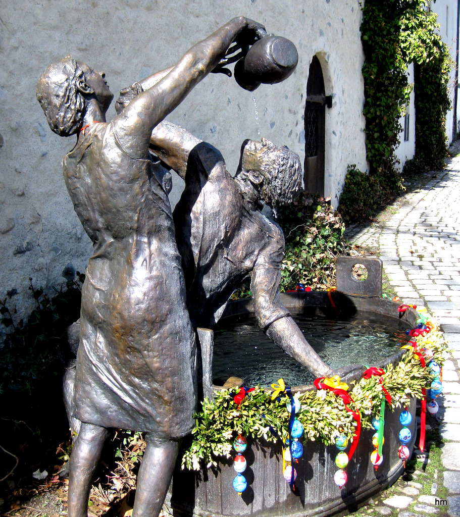 Kopfwäscherbrunnen in Wangen/ Allgäu