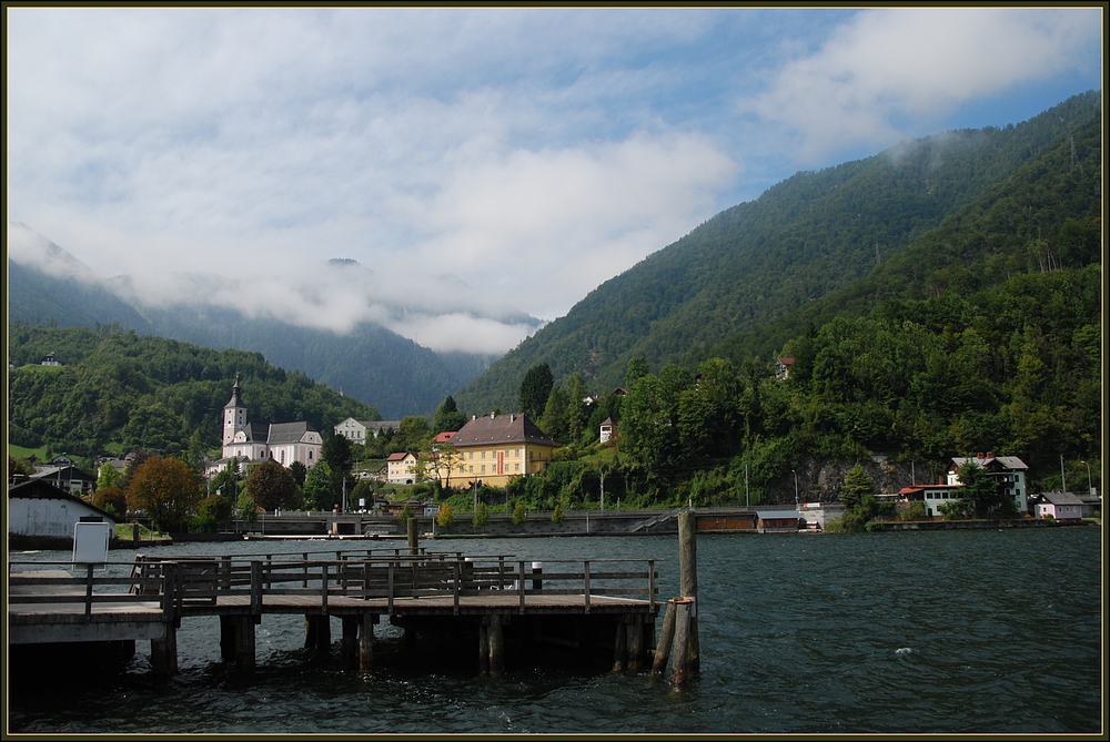 " Kopfwehwetter " heut in Ebensee