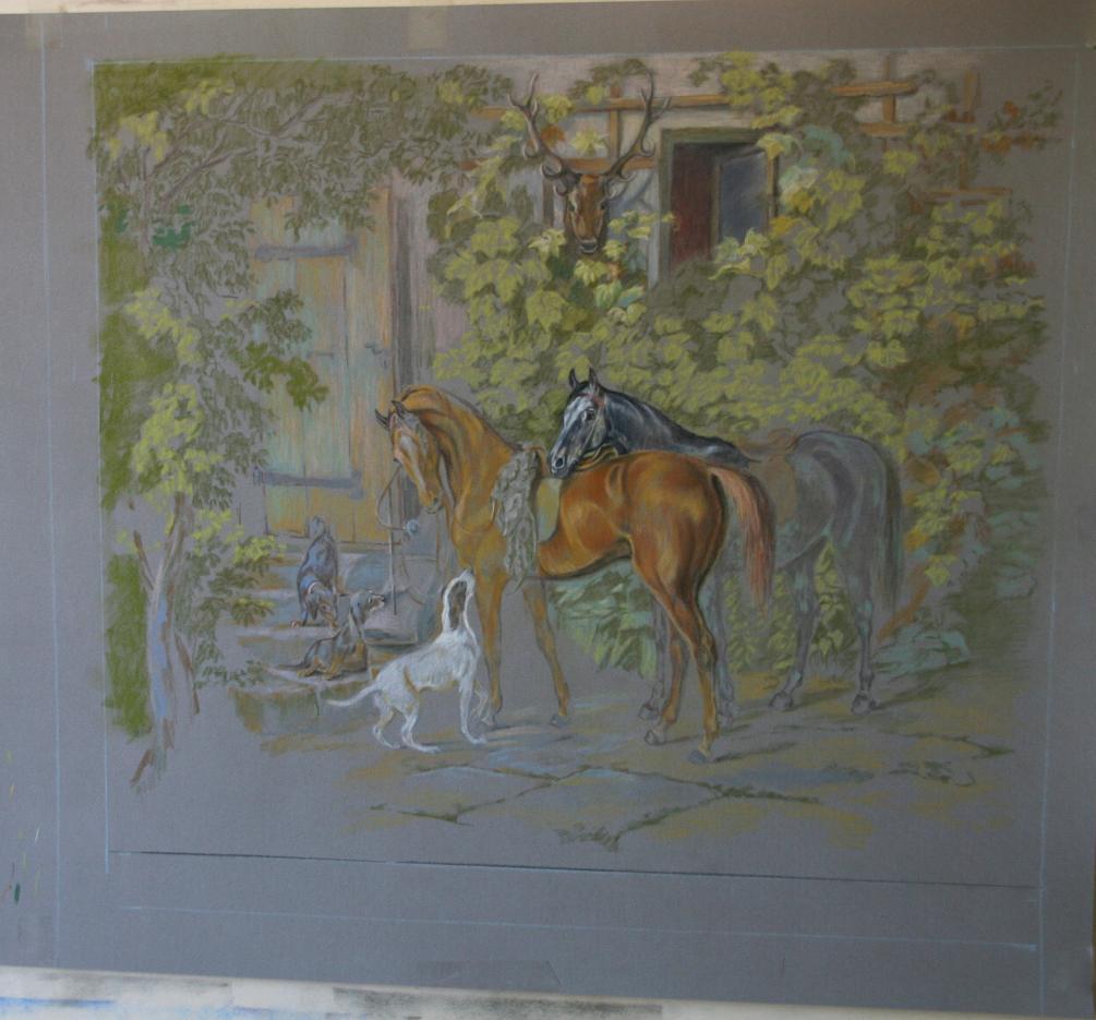 Kopie nach dem Bild von Albrecht Adam Foto & Bild kunstfotografie