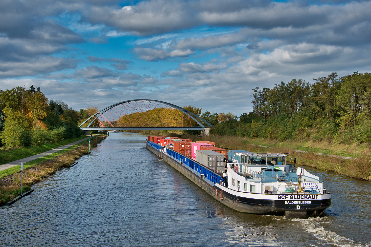 Koppelverband BCF Glückauf / Primero auf den Mittellandkanal 