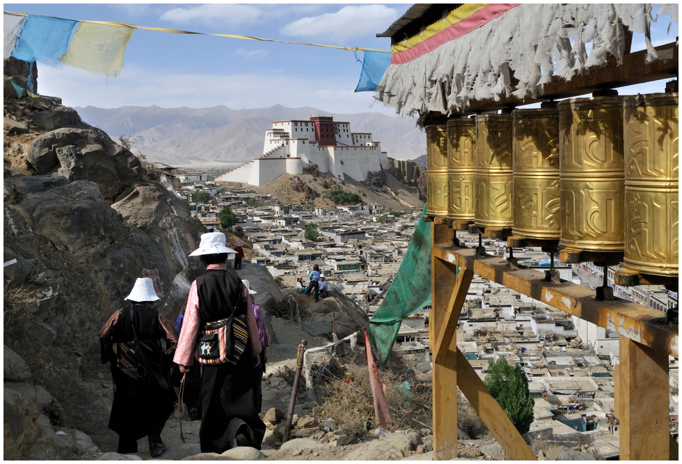 Kora um das Tashilhünpo-Kloster in Shigatse