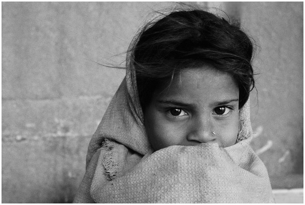 Koranschülerin aus Fatepur Sikri, Indien