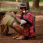 korbflechter, laos 2010