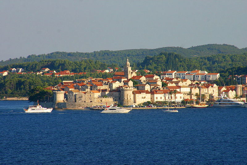 Korcula on the Island Korcula-Birthtown of Marco Polo