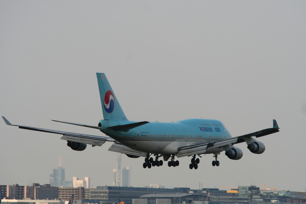 Korean Air über Frankfurt