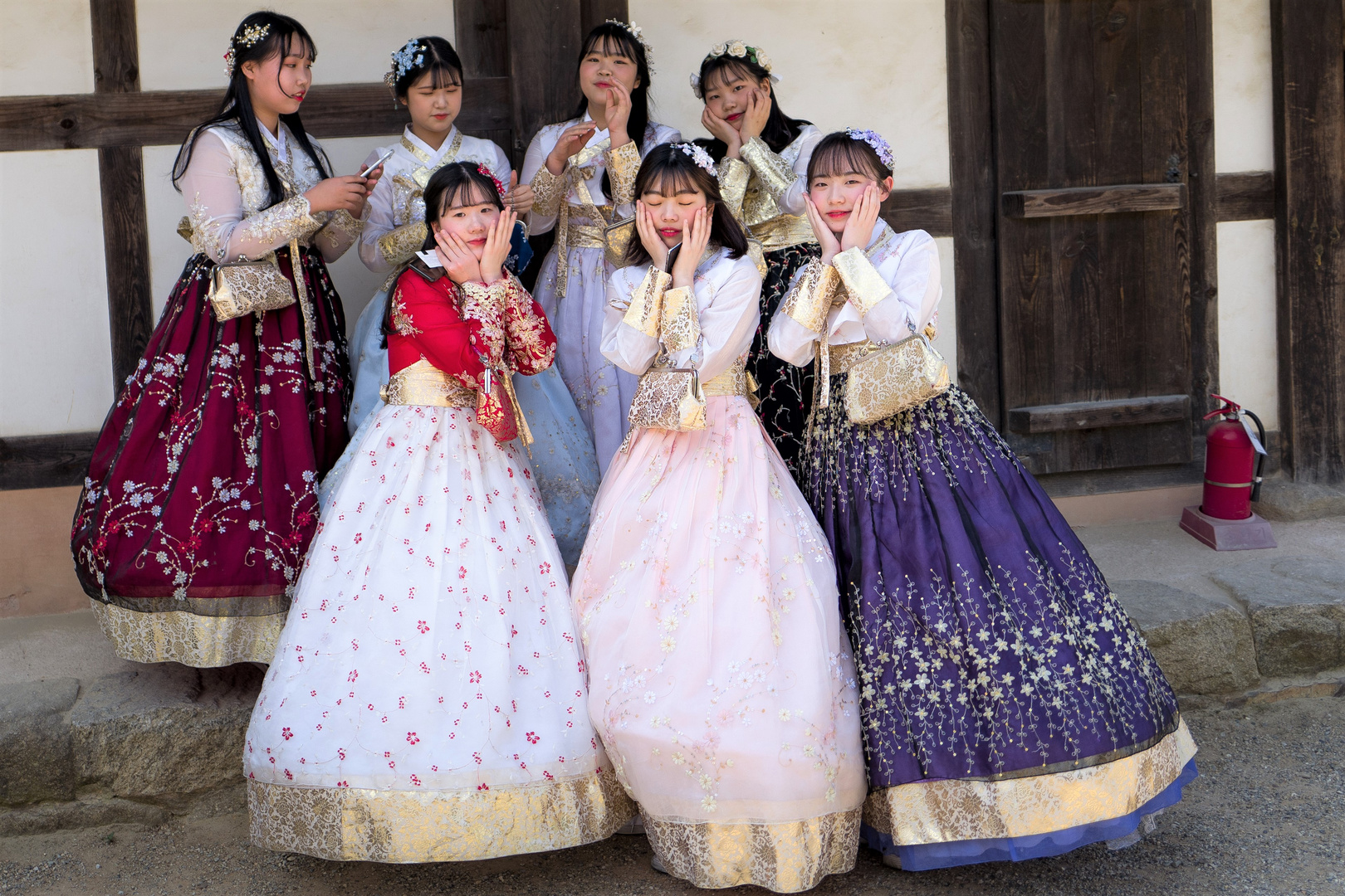 Koreangirls in Jeonsu.